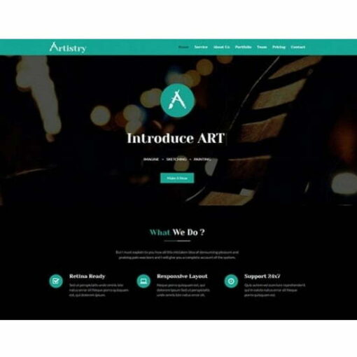 Artistry html template 640x433.jpg